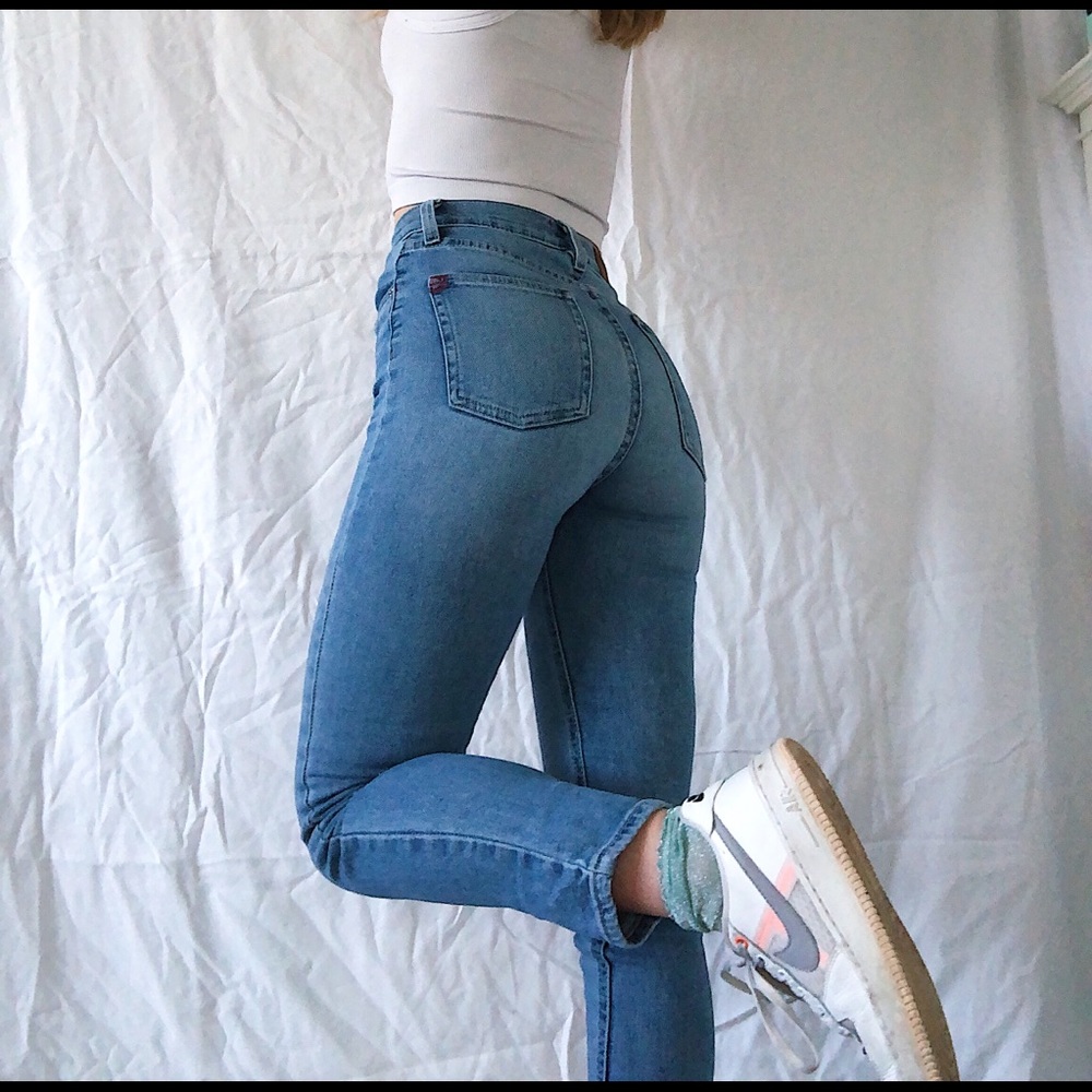 BDG high rise girlfriend jeans (cropped)